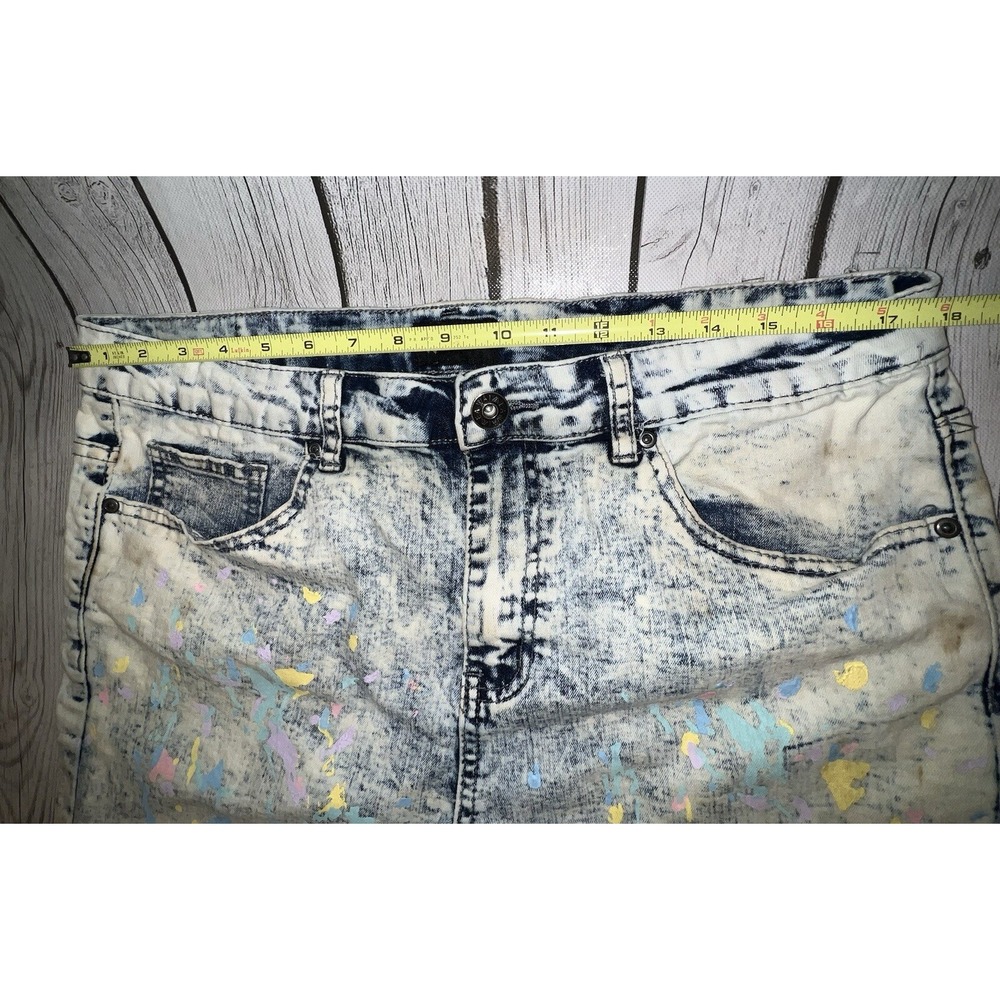 Waimea Skinny Jeans Men's 34 x 34 Light wash Denim Graffiti Art Pants Stains * - Picture 6 of 11
